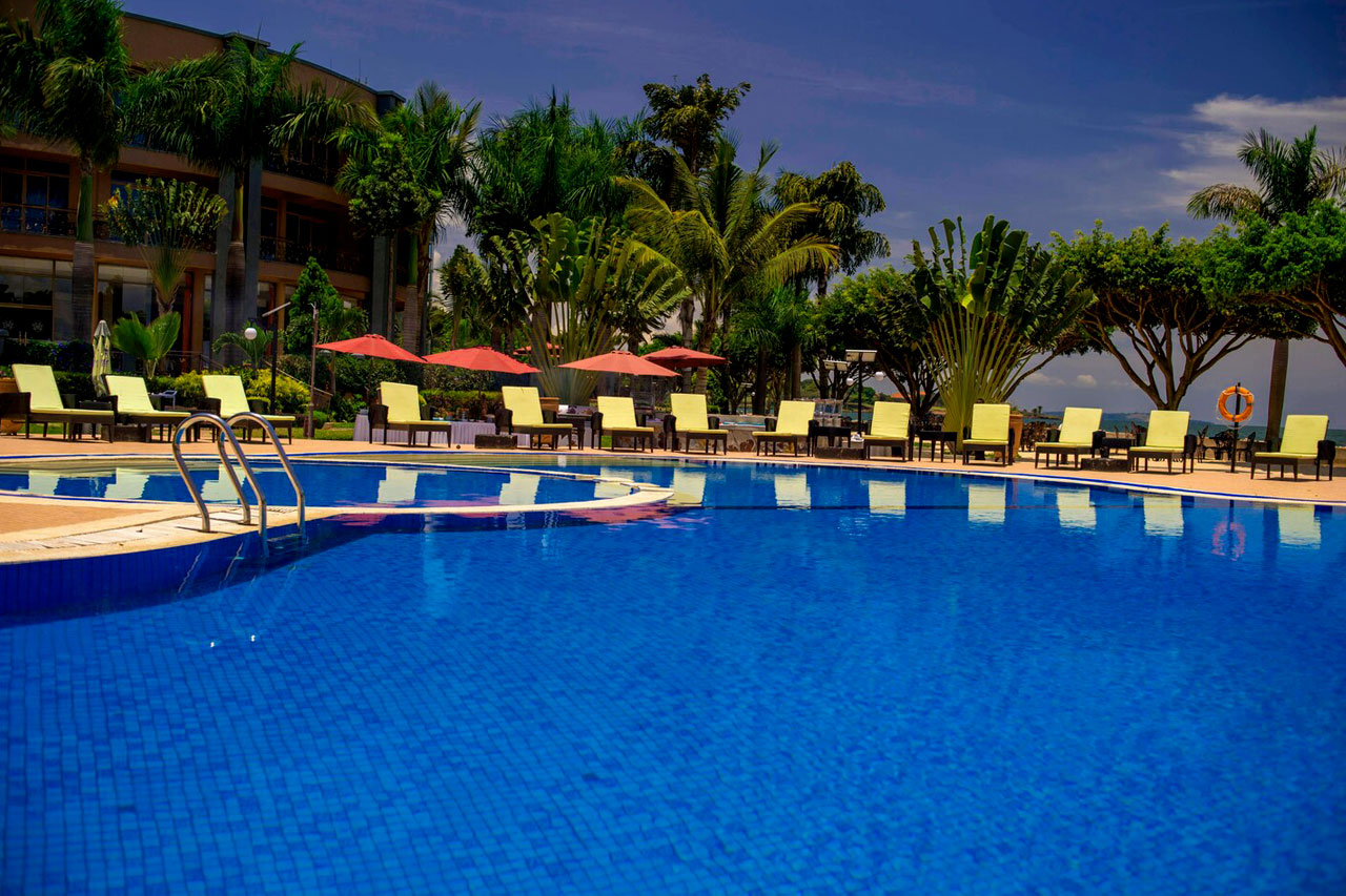 Protea Hotel in Entebbe on the shores of Lake Victoria