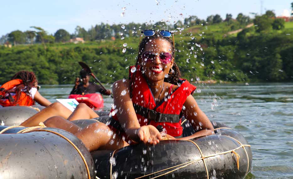 tubing on the nile river